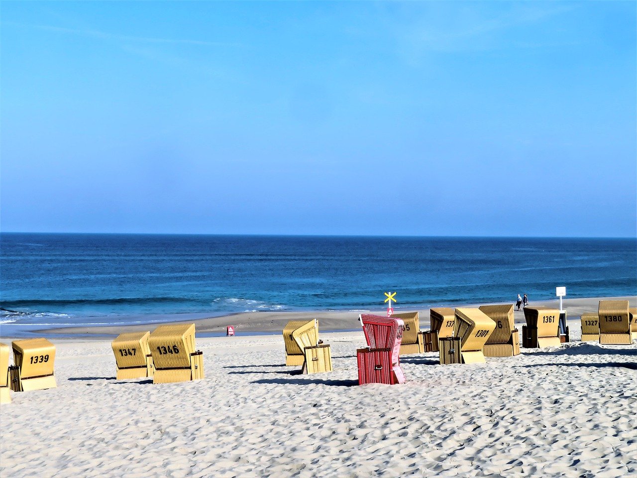 Sylt Strand Strandkörbe